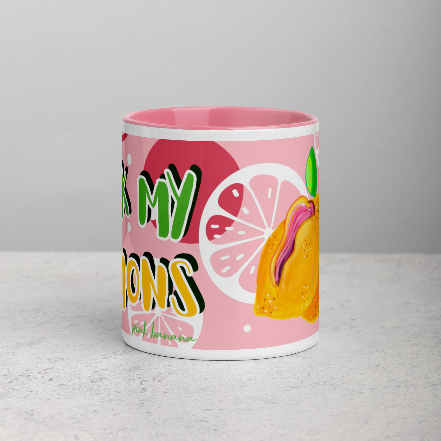 "Suck My Lemons" Lemon Vulva Mug (11oz)