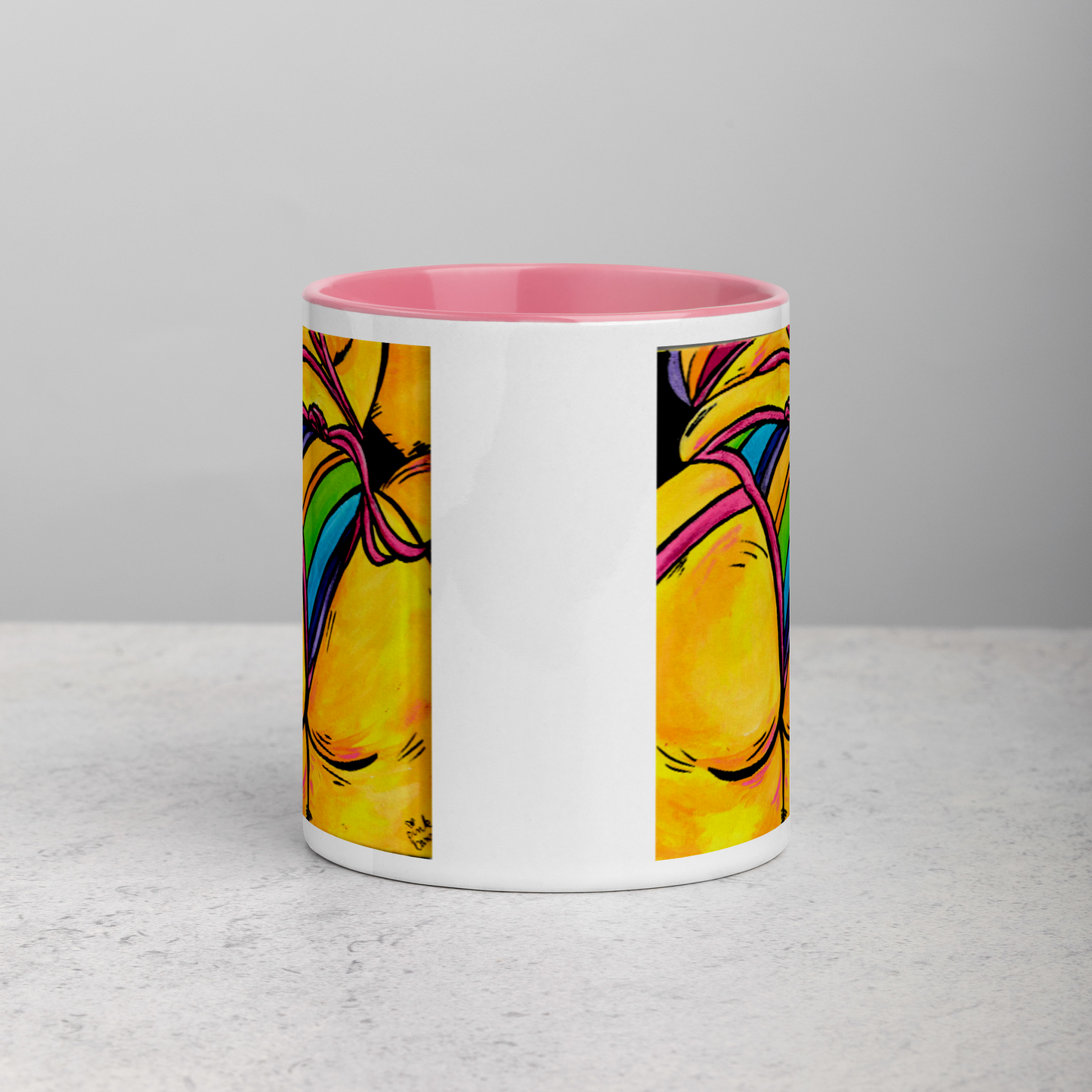 Yellow Booty Mug