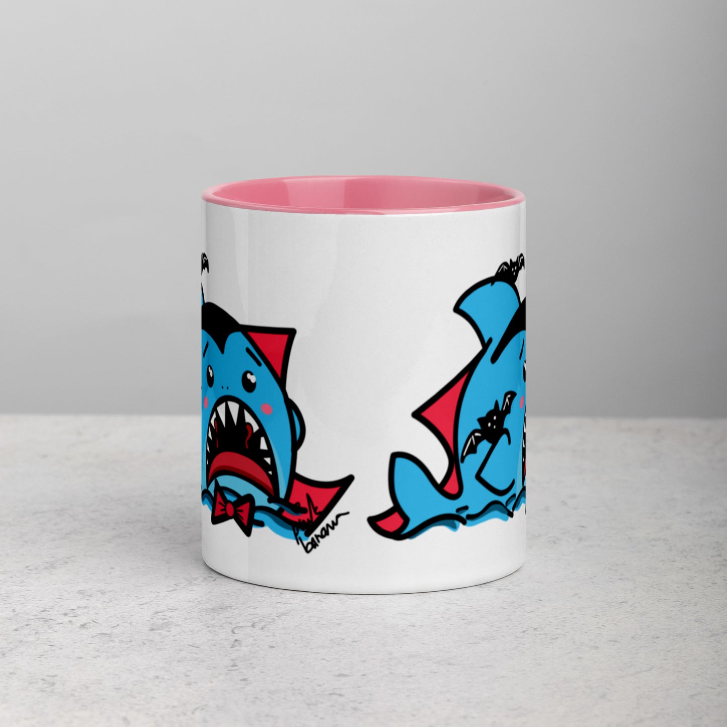 Halloween Sharks Mug- Dracula Shark (11oz)