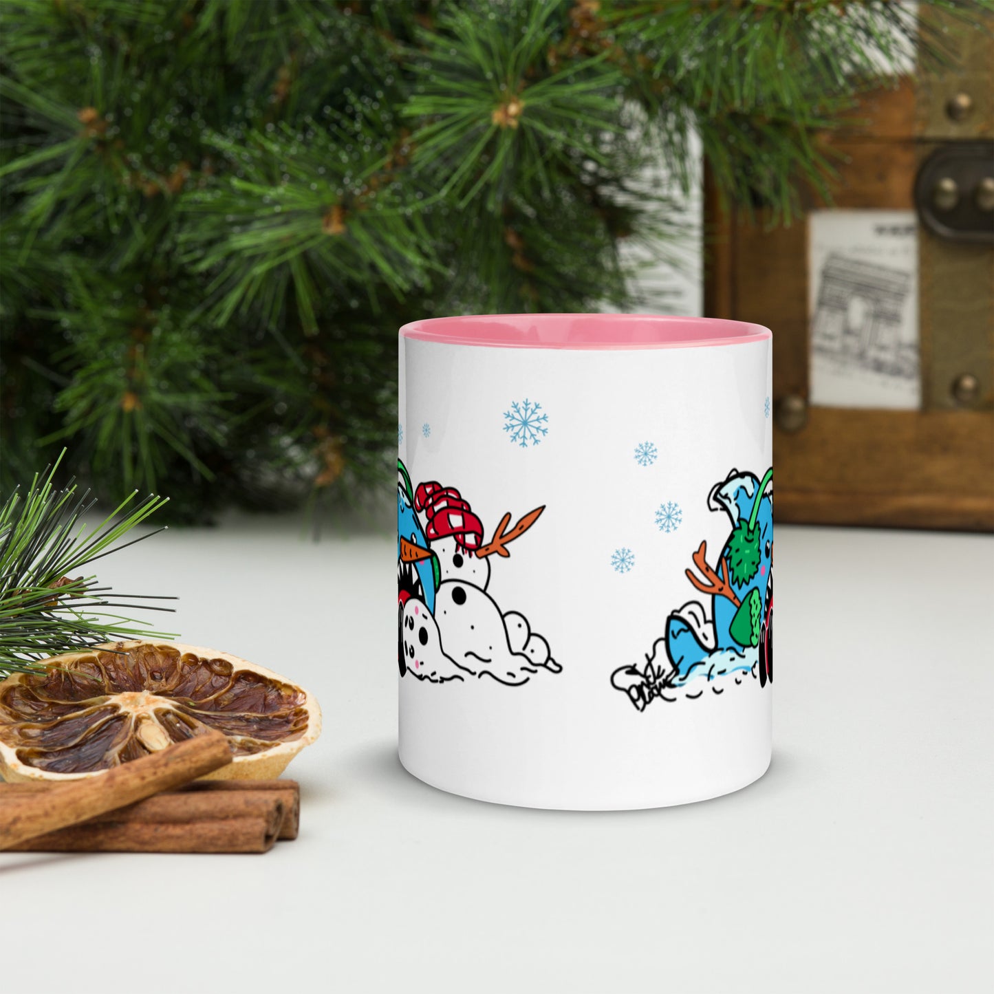 Holiday Sharks Mug- Do you Want to Build a Snowman? (11oz)