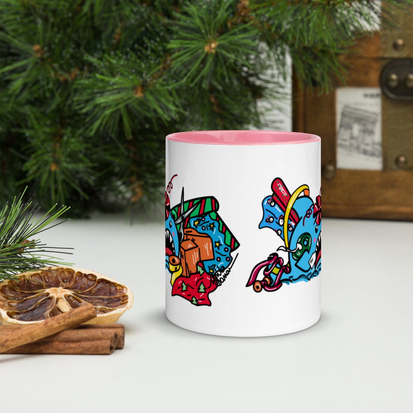 Holiday Shark Mug- Time to Wrap the Gifts! (11oz)