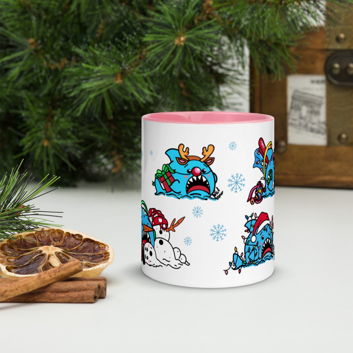Holiday Sharks Mug- Merry Christmas to all.... the sharks! (11oz)