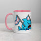 Anxious Shark Mug with Transgender Pride Flag (11oz)