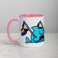 Anxious Shark Mug with Inclusive Pride Flag (11oz)