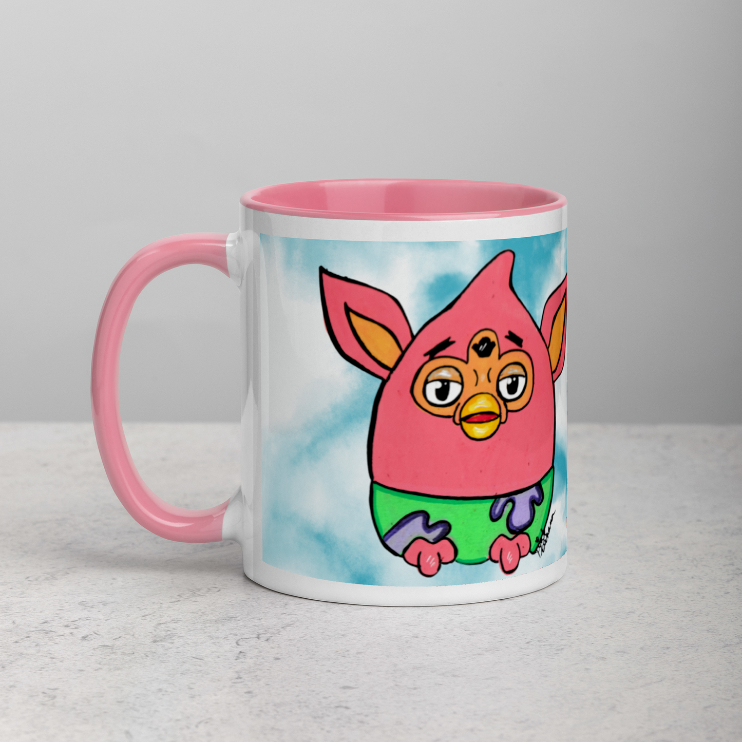 SpongeFURB and Patrick Furby Mug