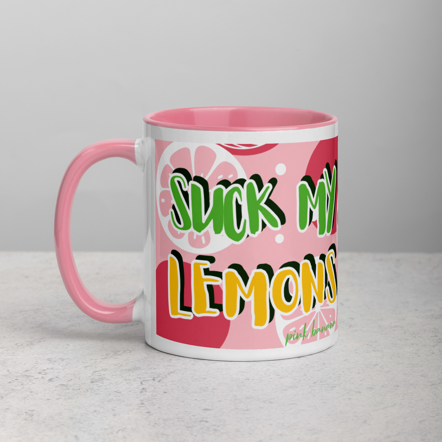 "Suck My Lemons" Lemon Vulva Mug (11oz)