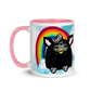 Cute Furby with Rainbow Mug (11oz)