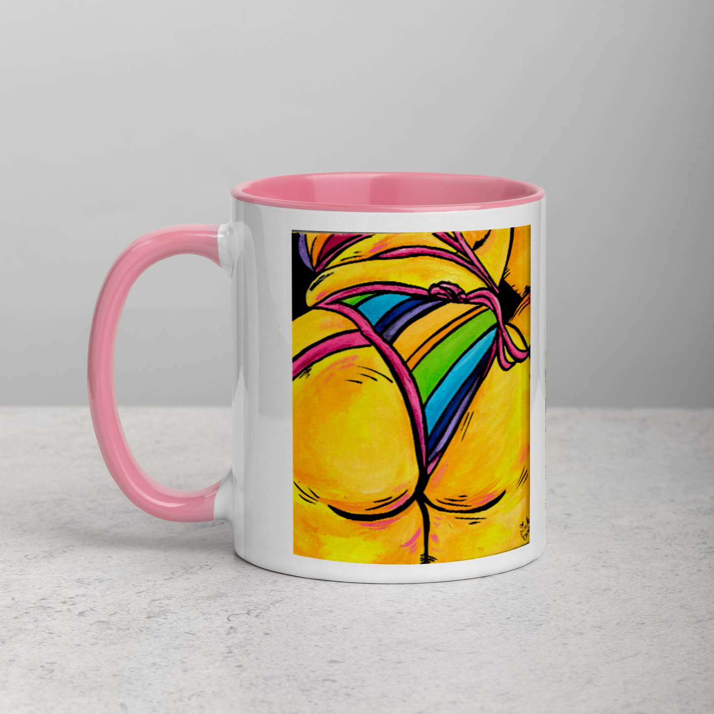 Yellow Booty Mug