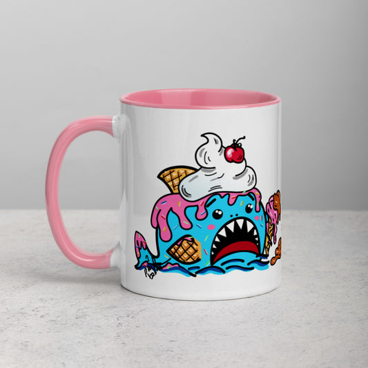 Halloween Sharks Mug- Ice Cream Shark (11oz)