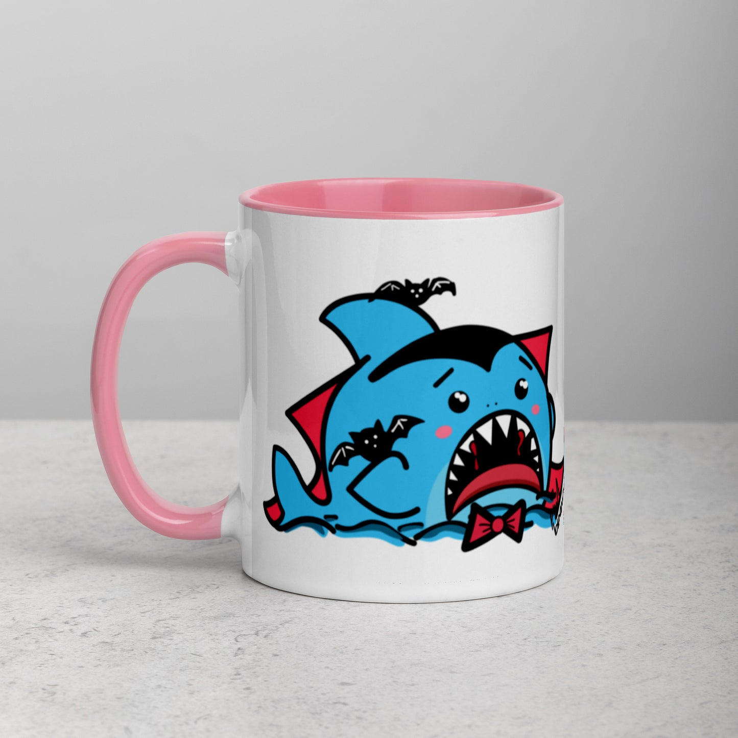 Halloween Sharks Mug- Dracula Shark (11oz)