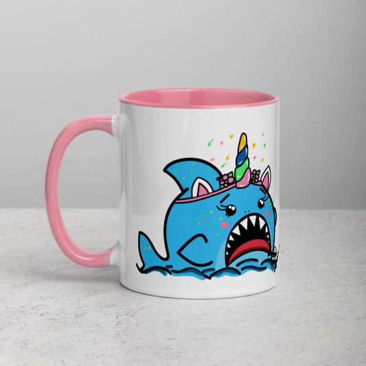 Halloween Sharks Mug- Unicorn Shark (11oz)