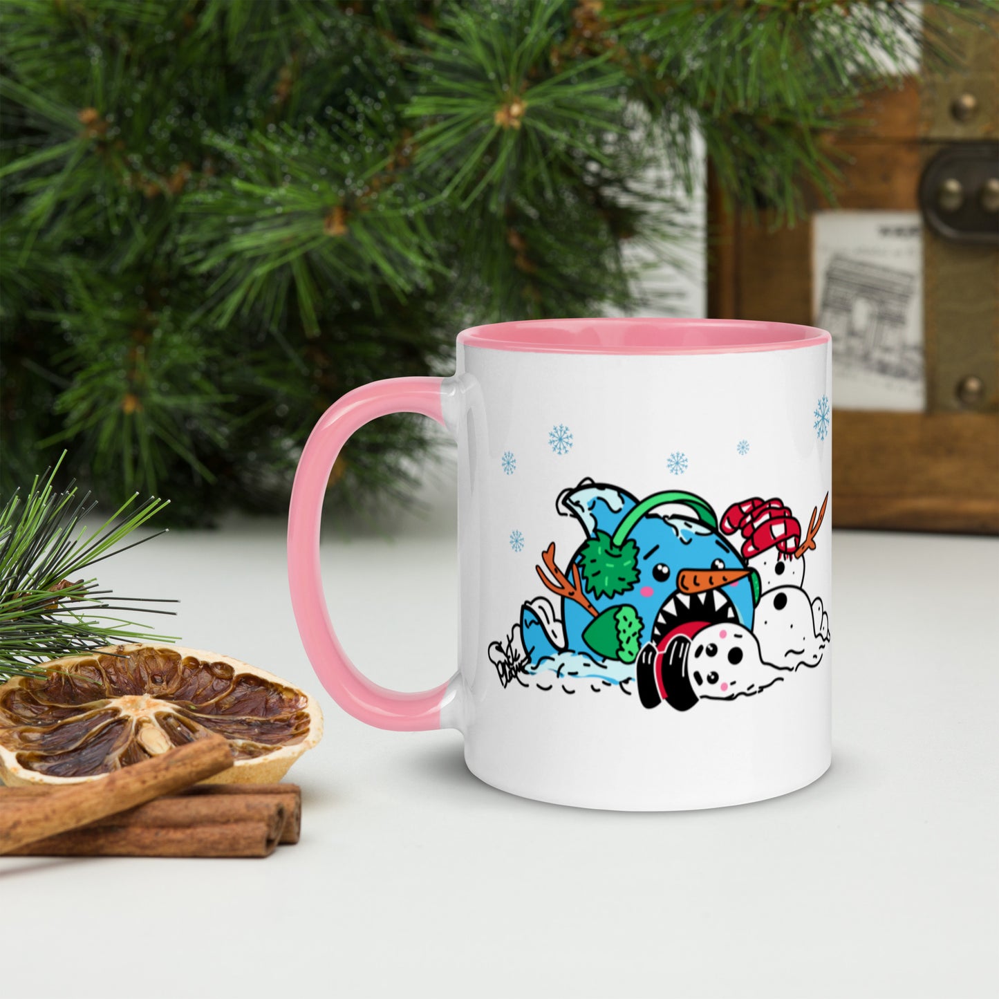 Holiday Sharks Mug- Do you Want to Build a Snowman? (11oz)
