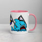 Anxious Shark Mug with Inclusive Pride Flag (11oz)
