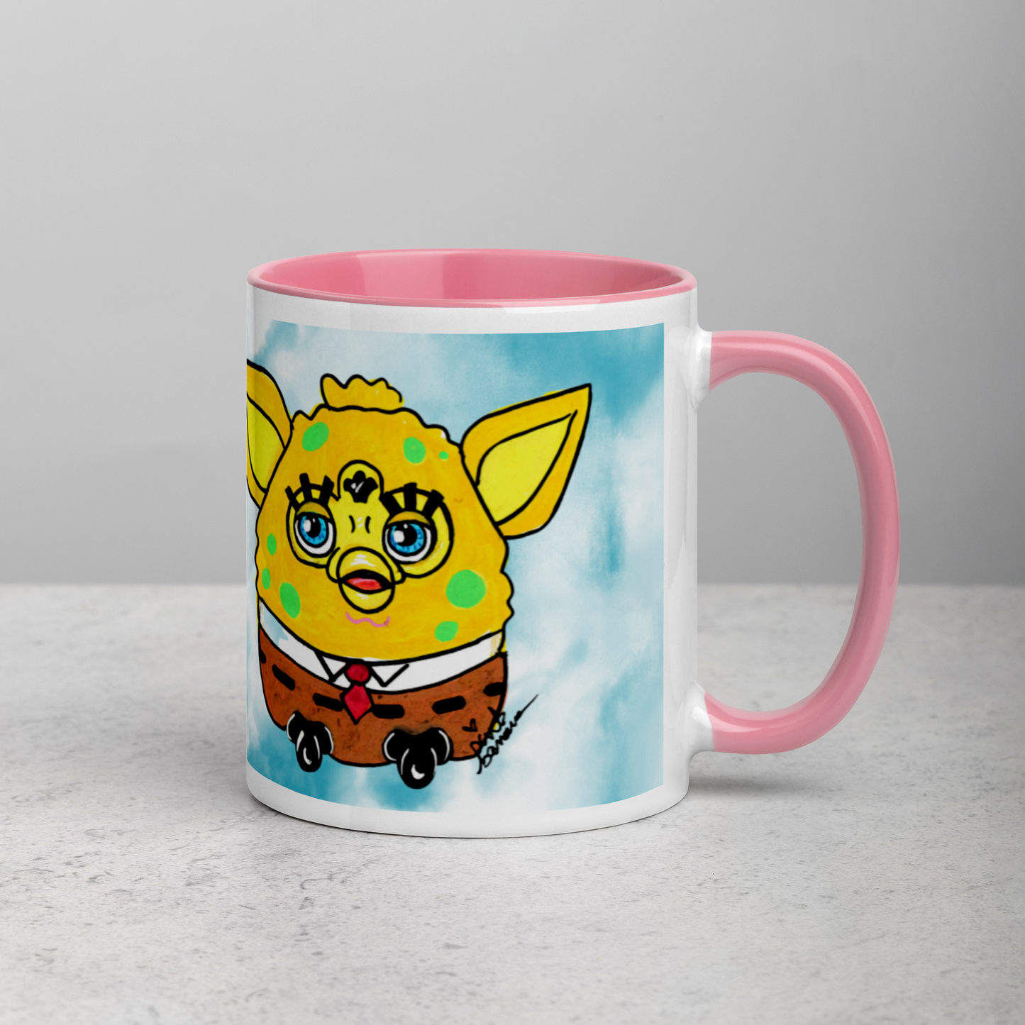 SpongeFURB and Patrick Furby Mug