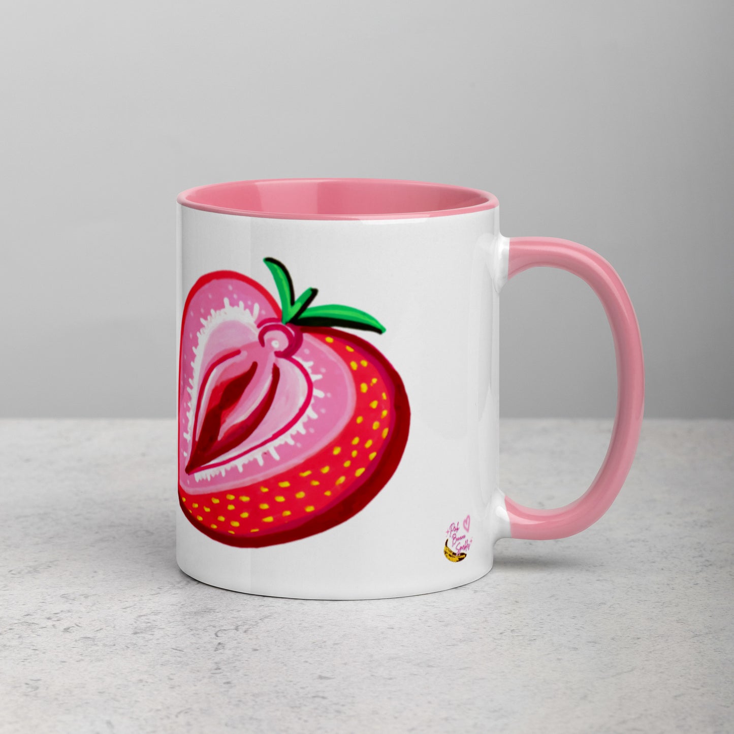 Strawberry Vulva Mug