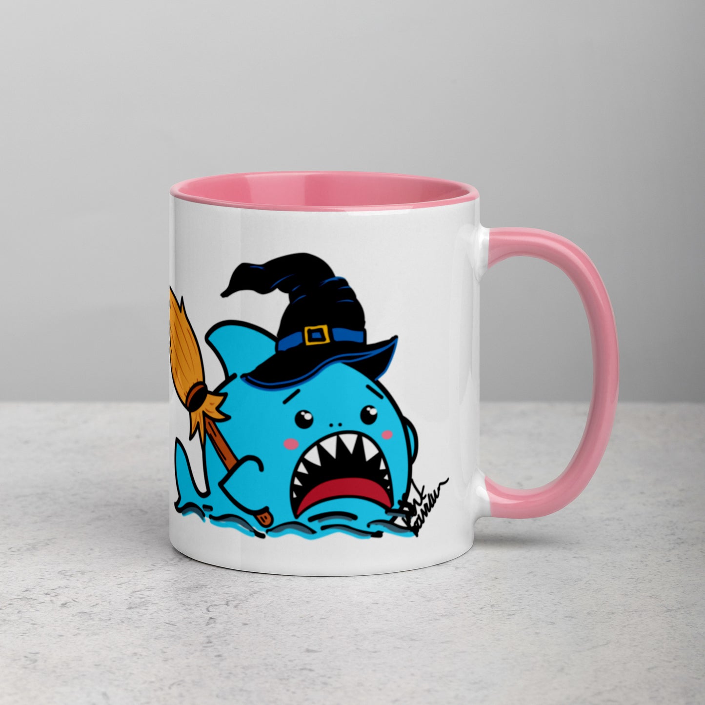 Halloween Sharks Mug- Witch Shark (11oz)