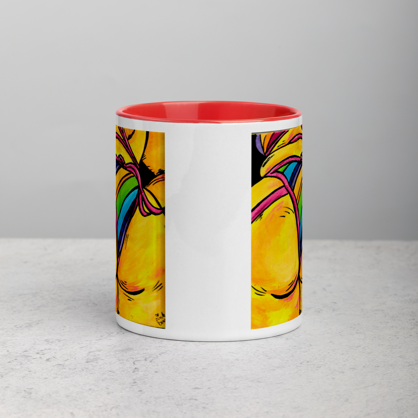 Yellow Booty Mug
