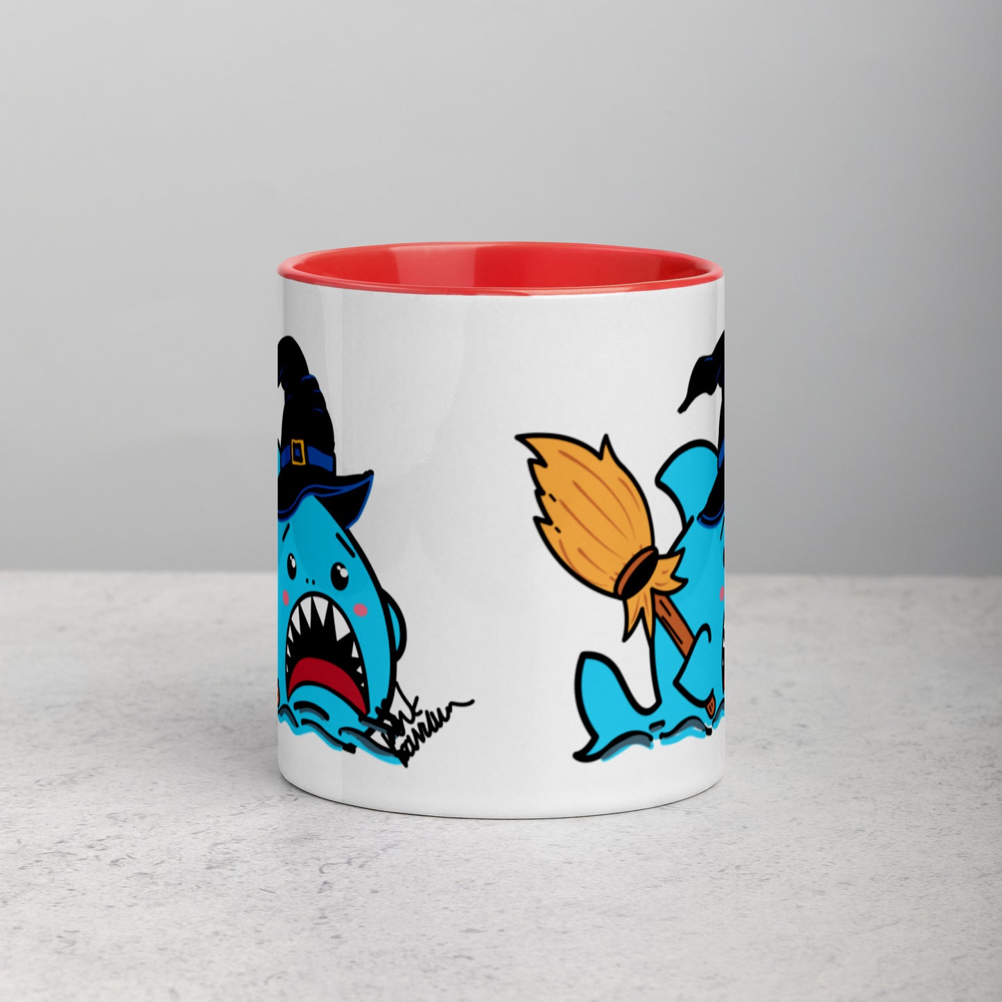 Halloween Sharks Mug- Witch Shark (11oz)