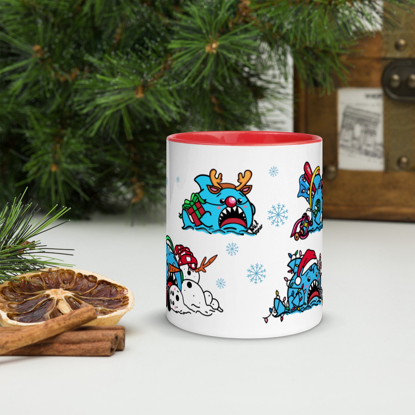 Holiday Sharks Mug- Merry Christmas to all.... the sharks! (11oz)