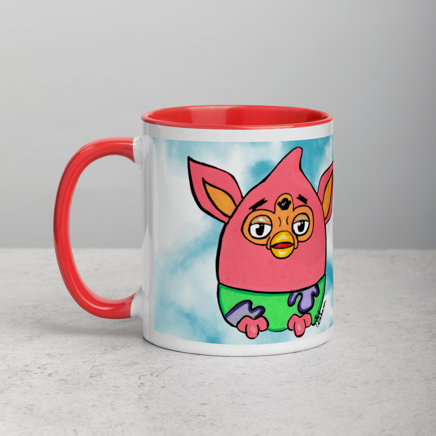 SpongeFURB and Patrick Furby Mug