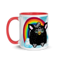Cute Furby with Rainbow Mug (11oz)