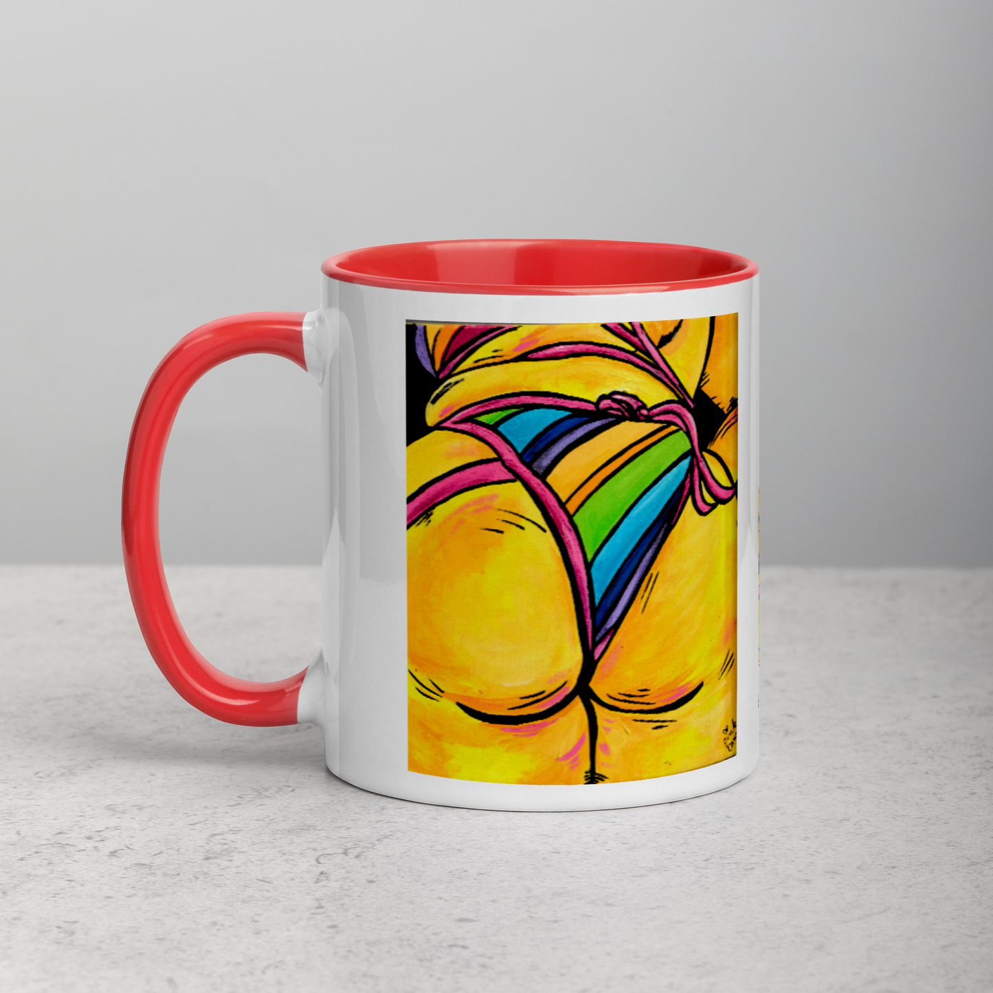 Yellow Booty Mug