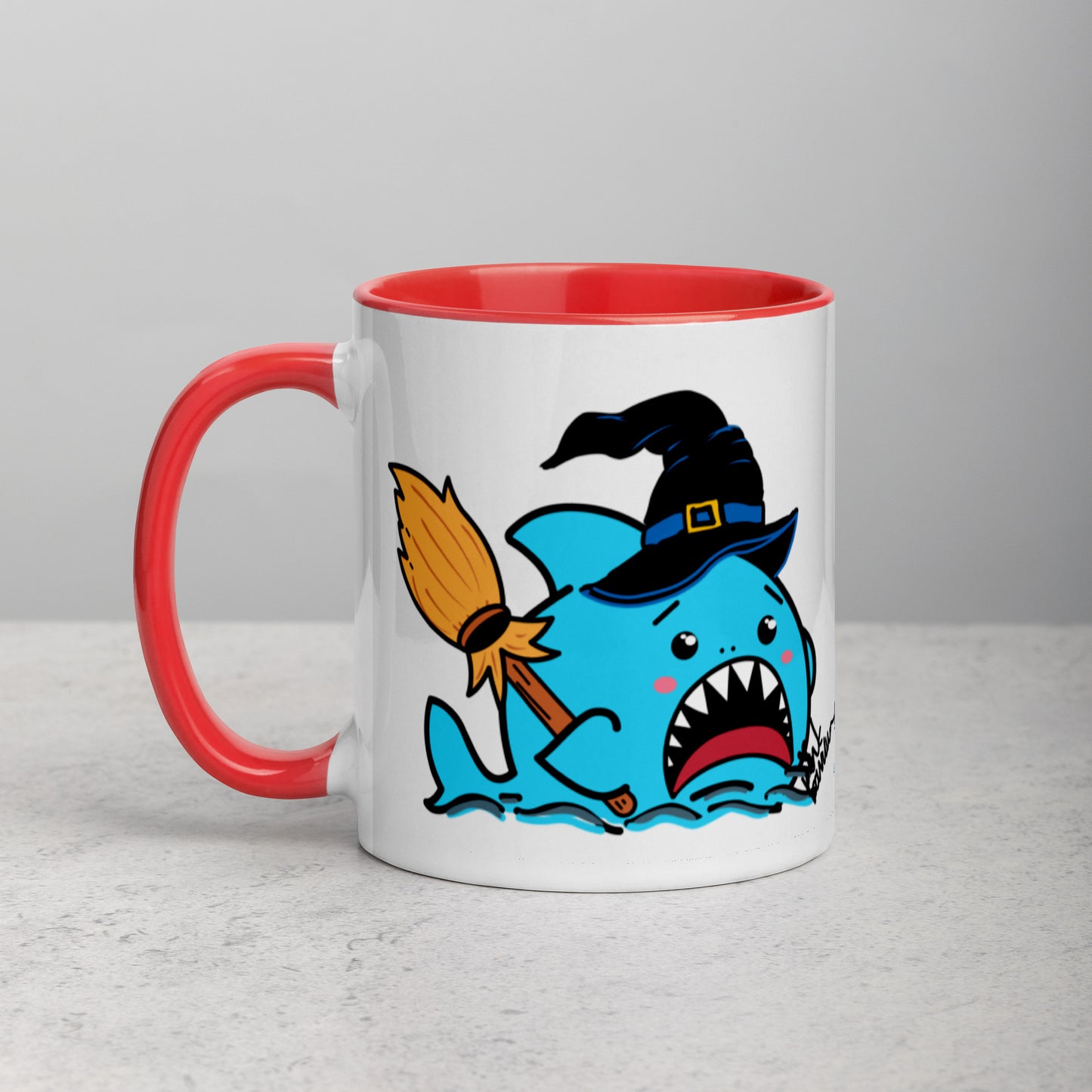 Halloween Sharks Mug- Witch Shark (11oz)