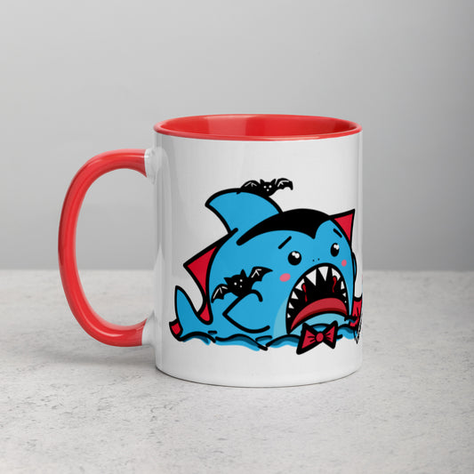 Halloween Sharks Mug- Dracula Shark (11oz)