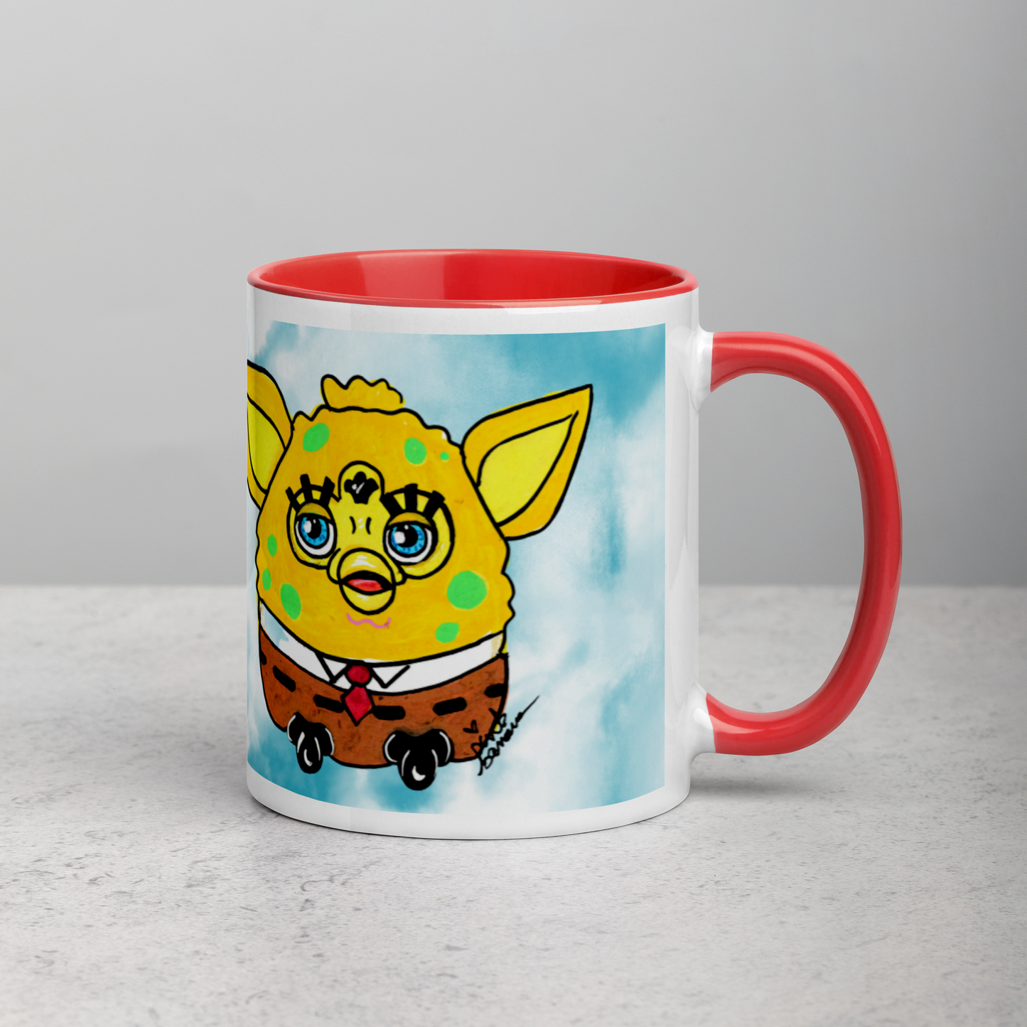 SpongeFURB and Patrick Furby Mug