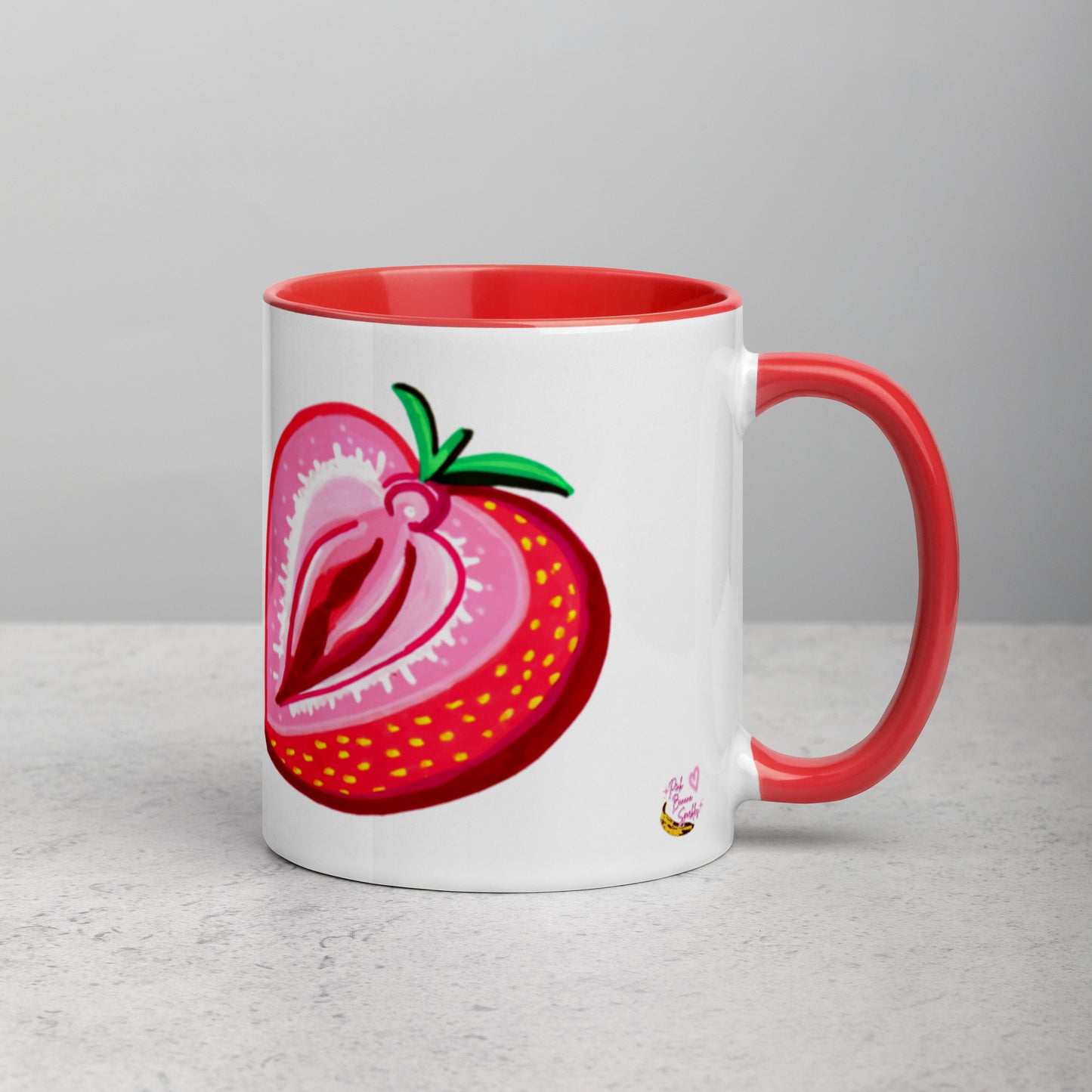 Strawberry Vulva Mug