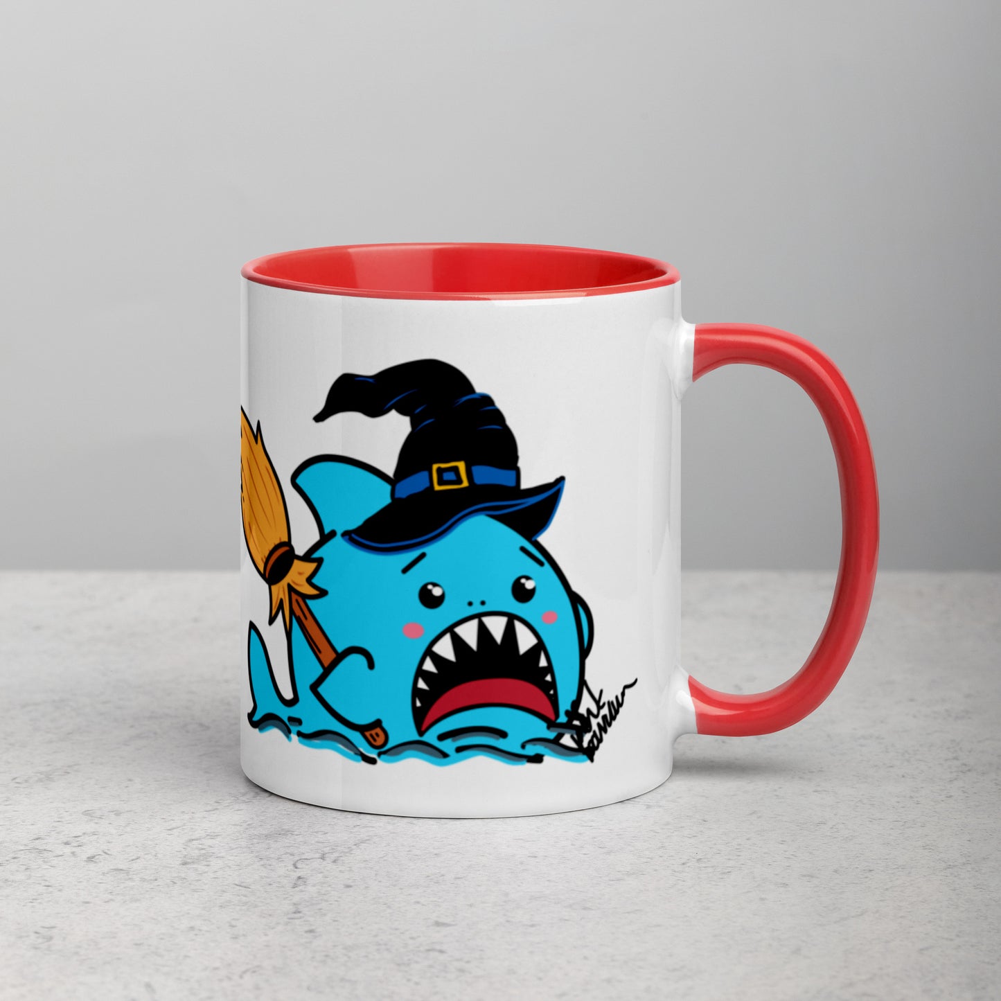Halloween Sharks Mug- Witch Shark (11oz)