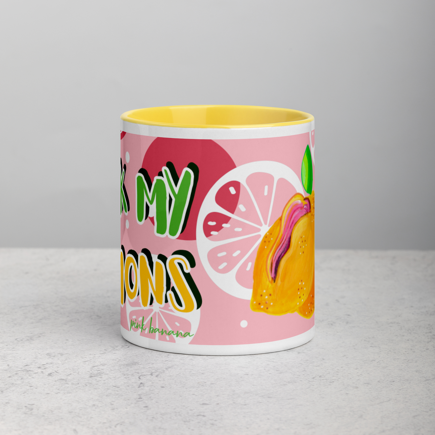 "Suck My Lemons" Lemon Vulva Mug (11oz)