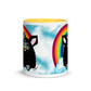 Cute Furby with Rainbow Mug (11oz)