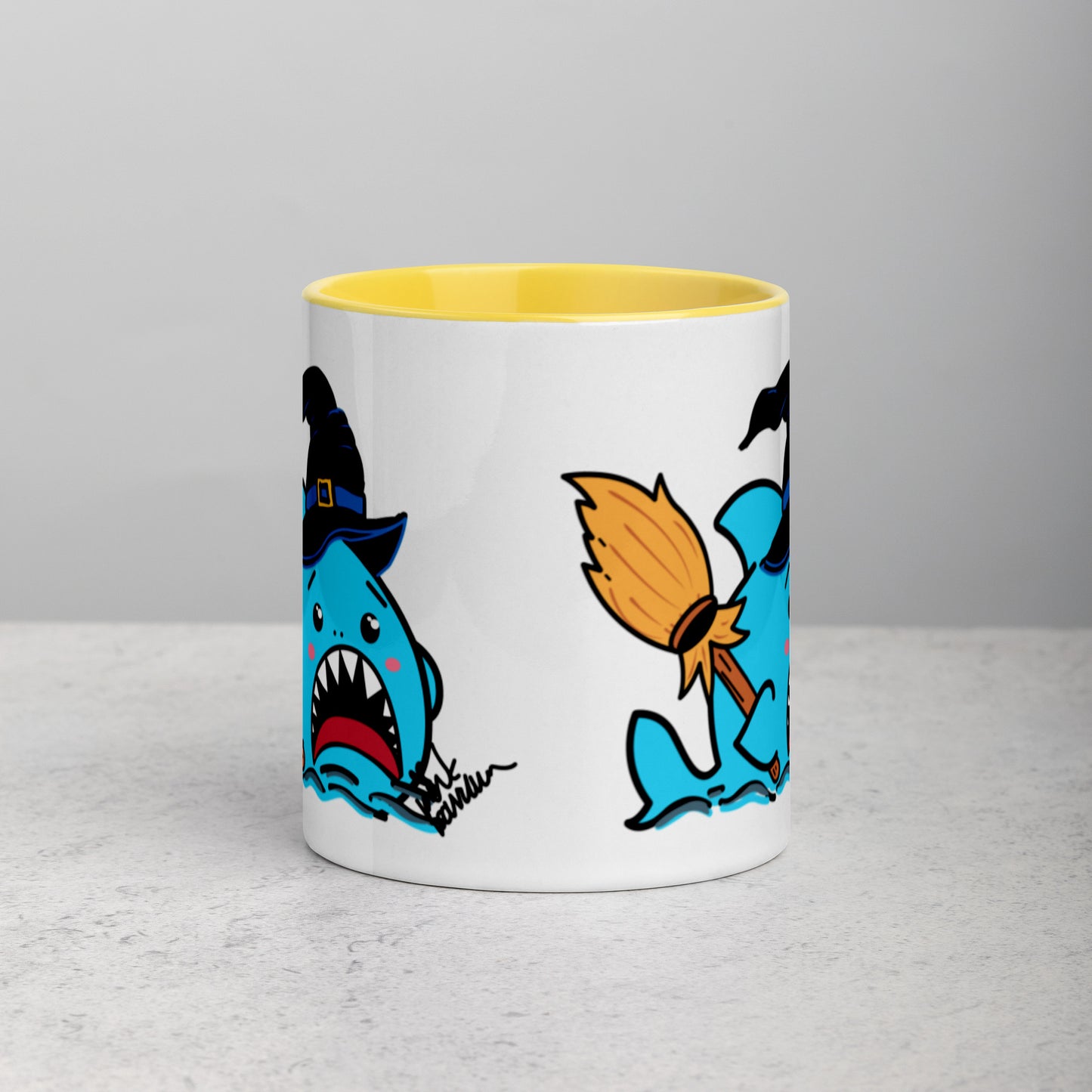 Halloween Sharks Mug- Witch Shark (11oz)