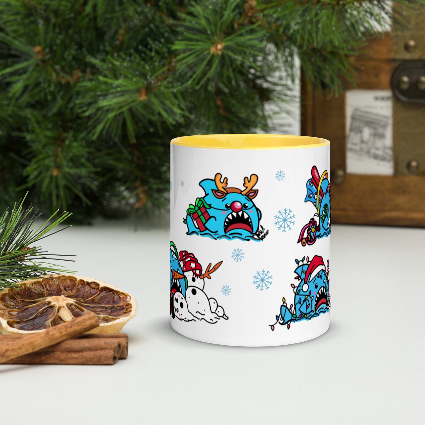Holiday Sharks Mug- Merry Christmas to all.... the sharks! (11oz)