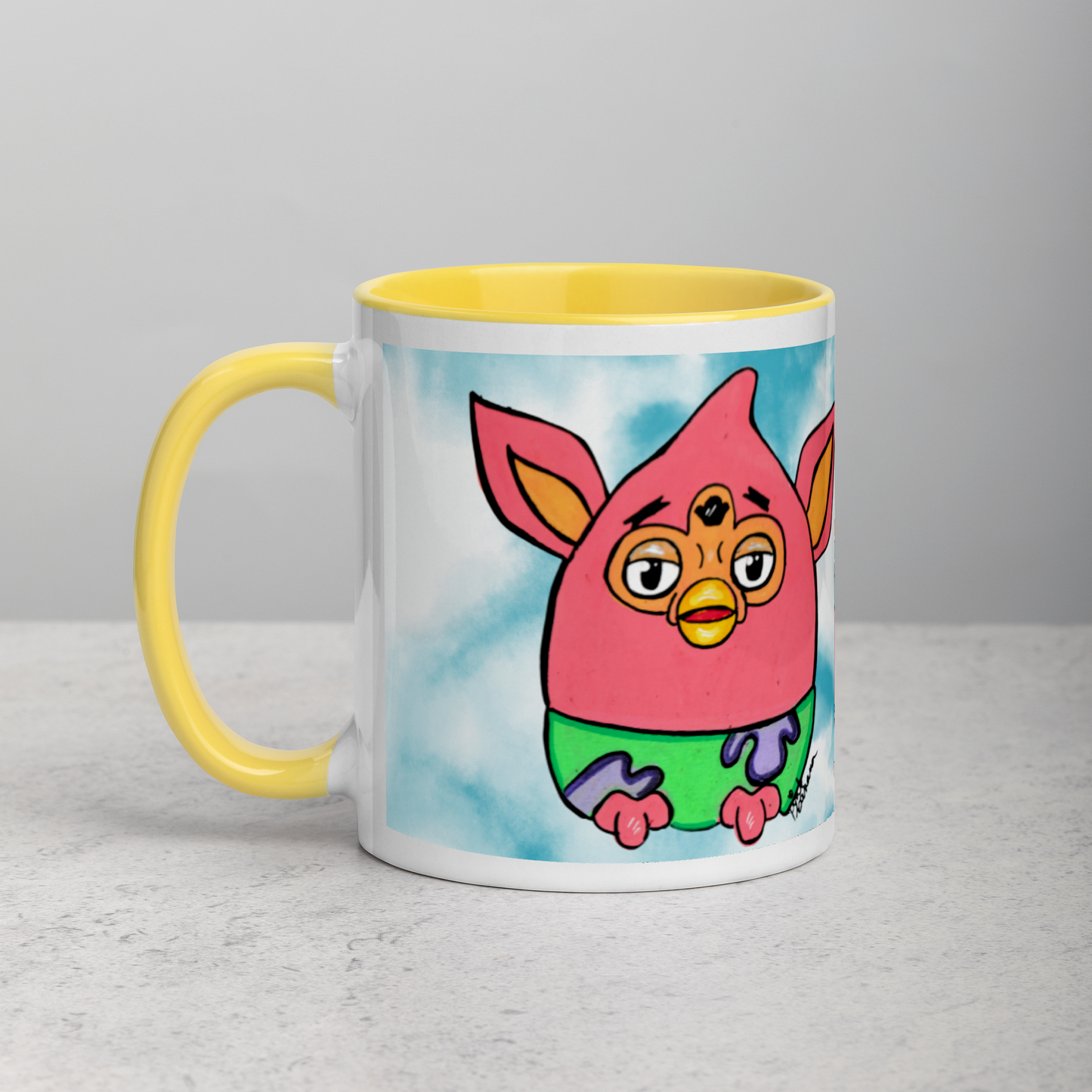 SpongeFURB and Patrick Furby Mug