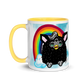 Cute Furby with Rainbow Mug (11oz)