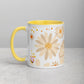Less Hustle, More Snuggles Mug (flowers)