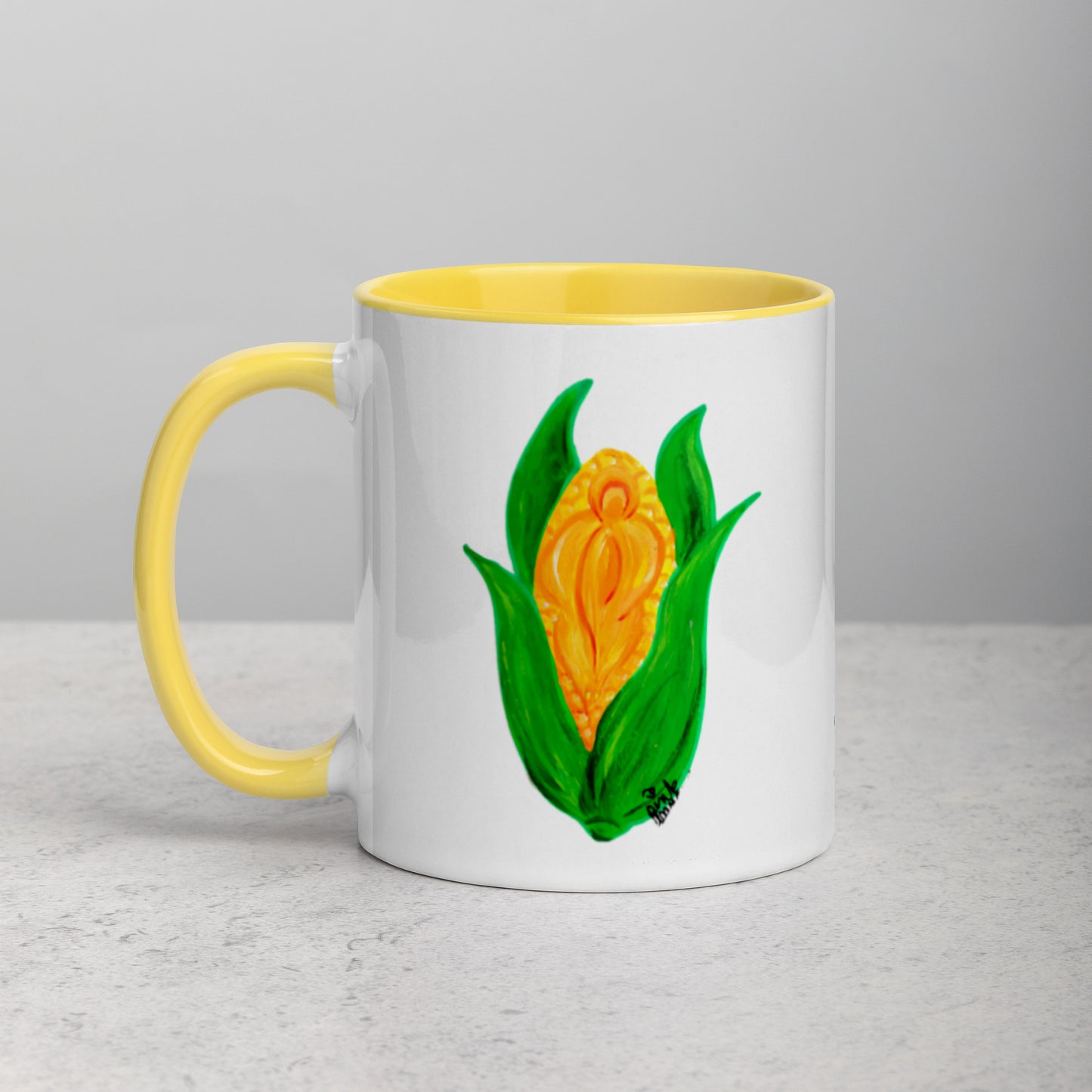 "C*nt on the Cob" Corn Vulva Mug (11oz)