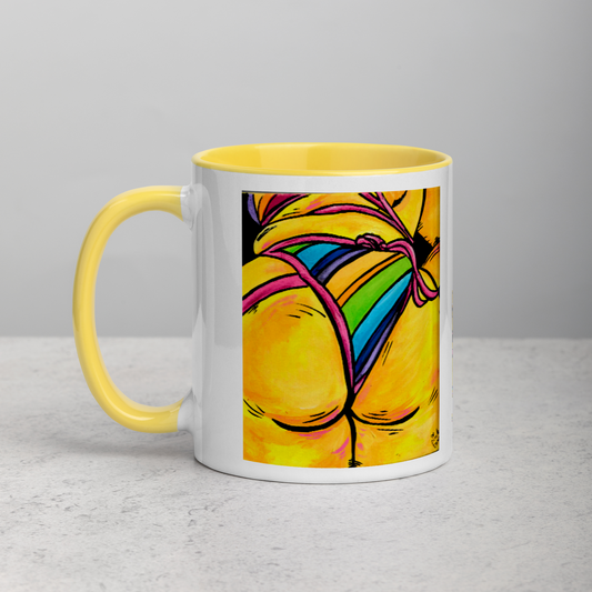 Yellow Booty Mug