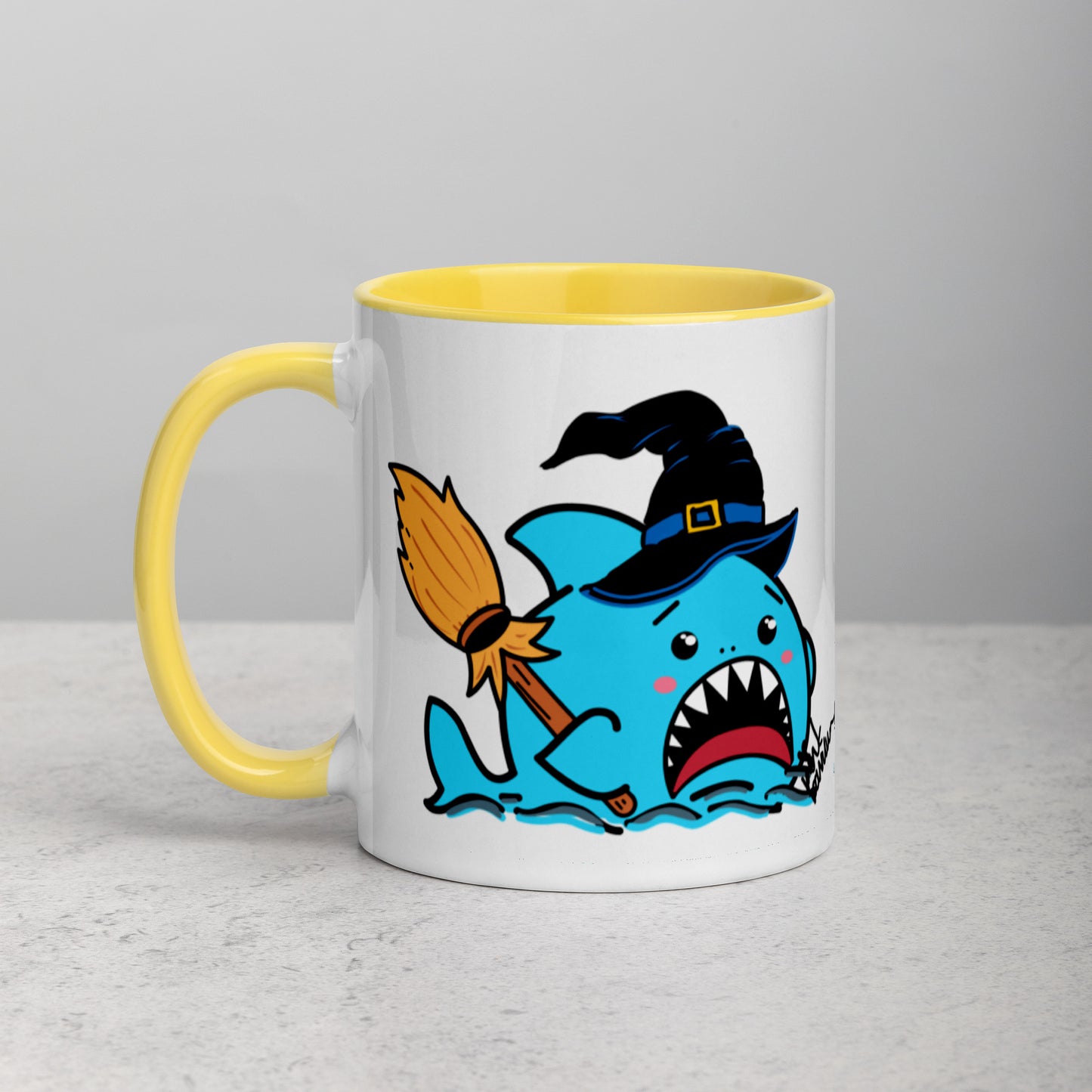 Halloween Sharks Mug- Witch Shark (11oz)