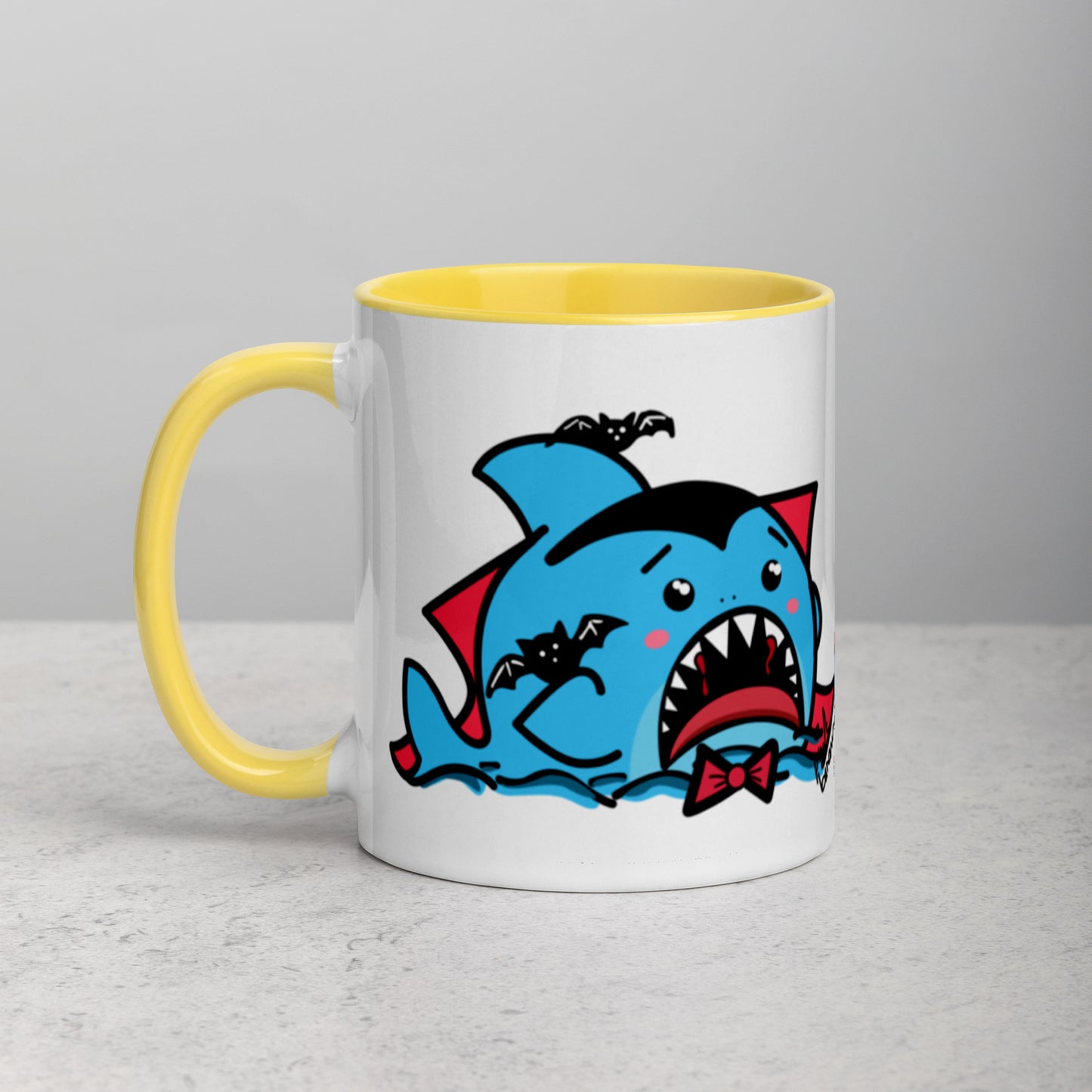 Halloween Sharks Mug- Dracula Shark (11oz)