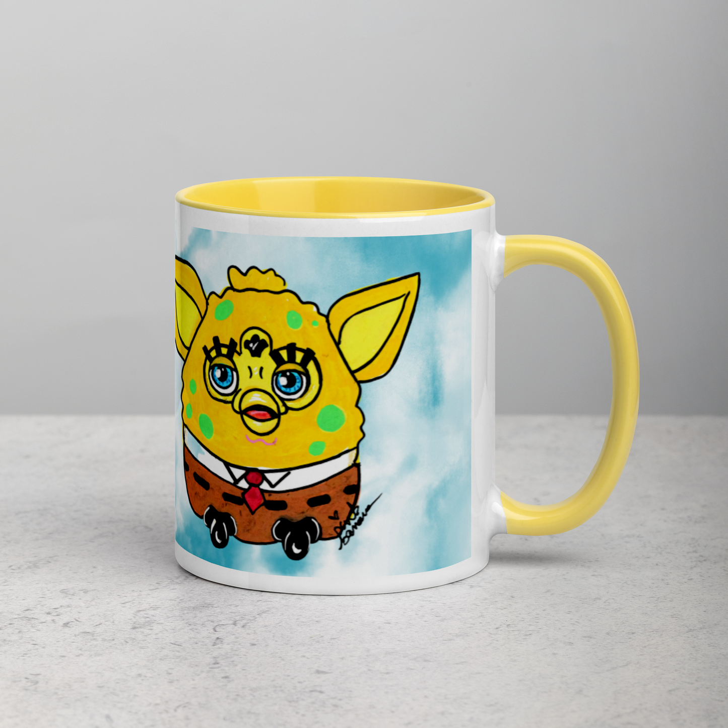 SpongeFURB and Patrick Furby Mug