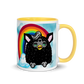 Cute Furby with Rainbow Mug (11oz)