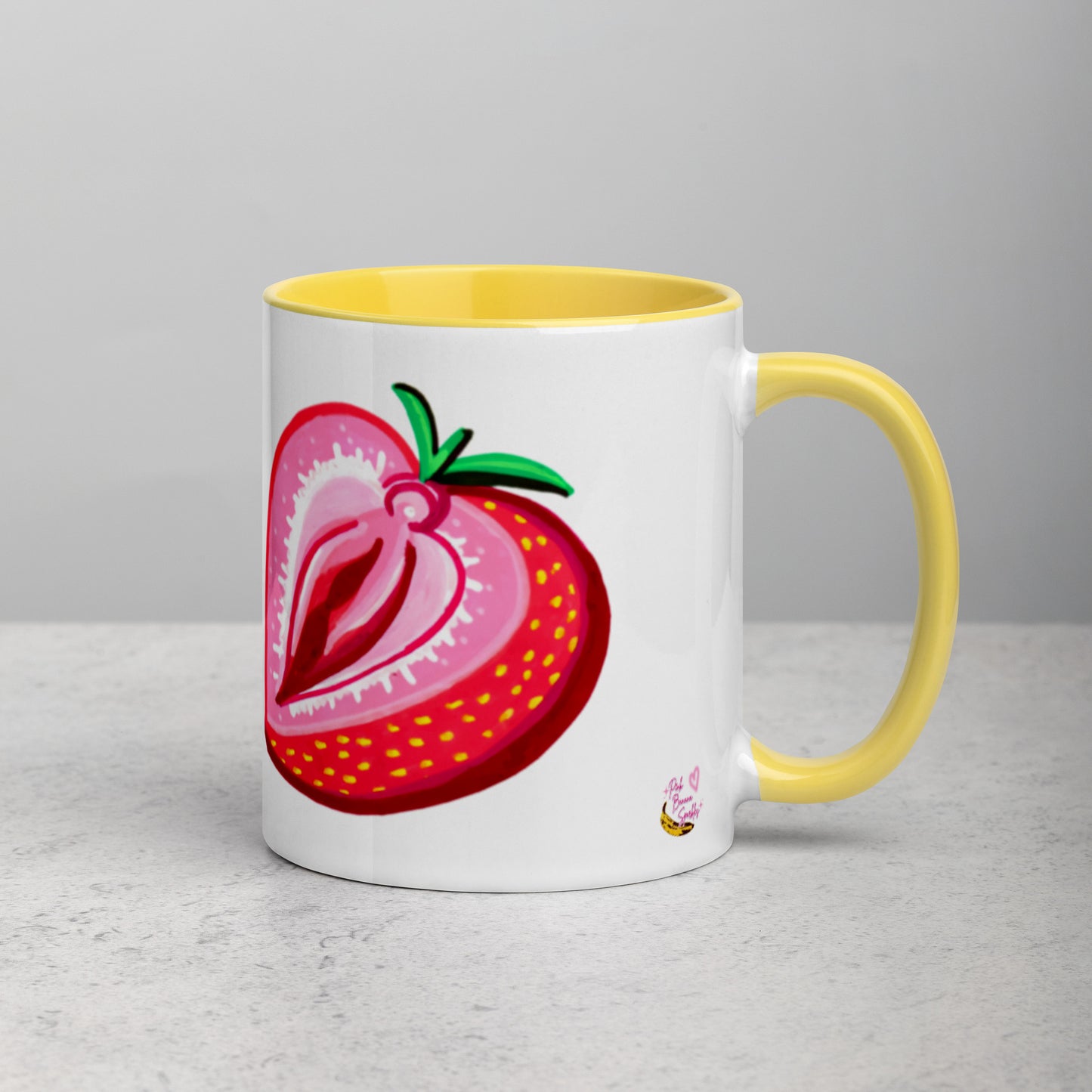 Strawberry Vulva Mug
