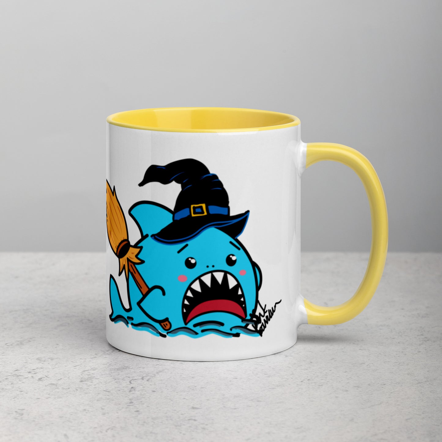 Halloween Sharks Mug- Witch Shark (11oz)