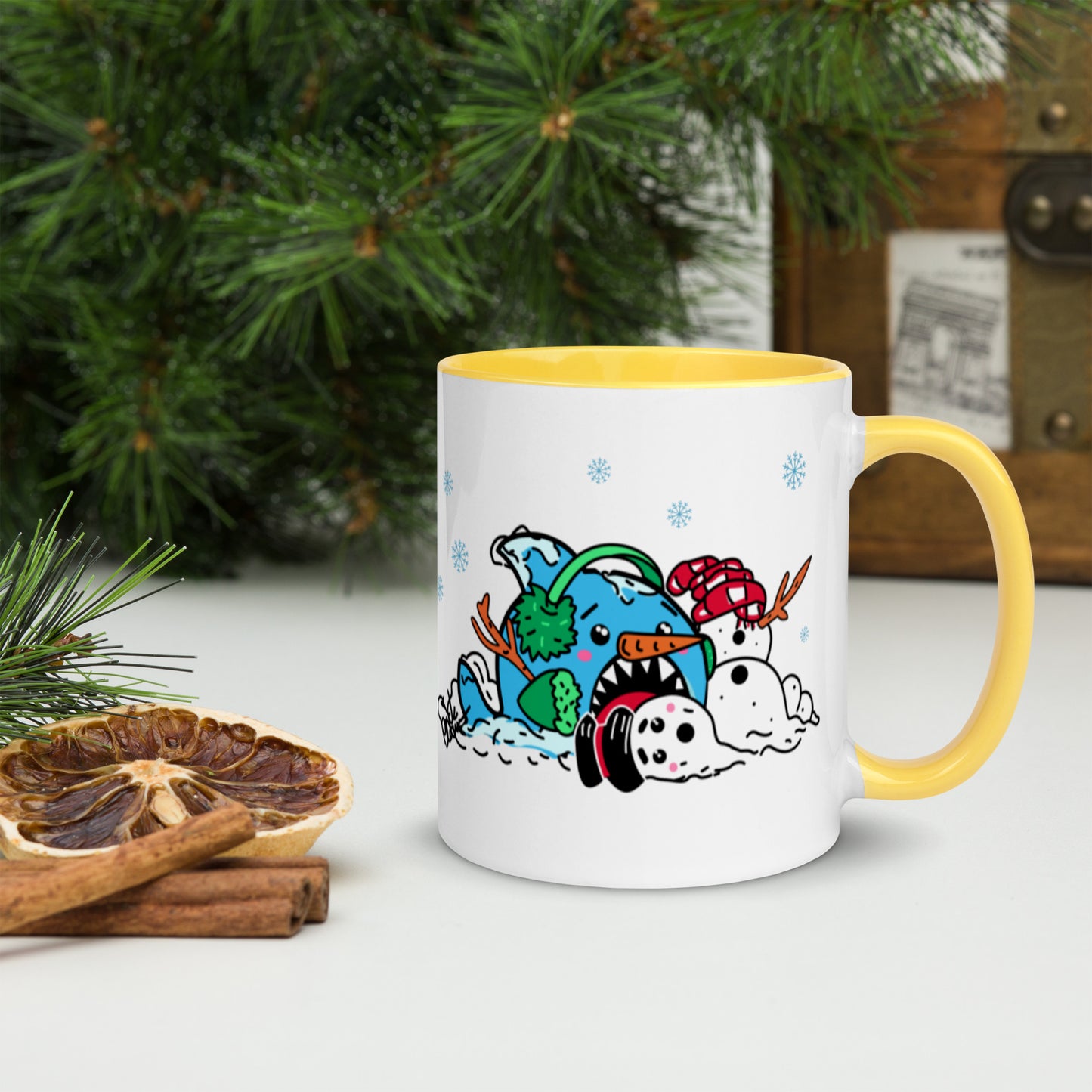 Holiday Sharks Mug- Do you Want to Build a Snowman? (11oz)