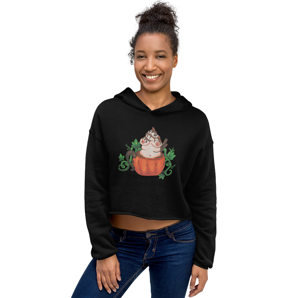 Pumpkin Spice and Everything Nice- Crop Hoodie