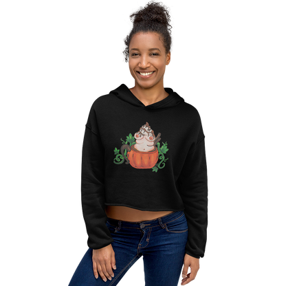 Pumpkin Spice and Everything Nice- Crop Hoodie