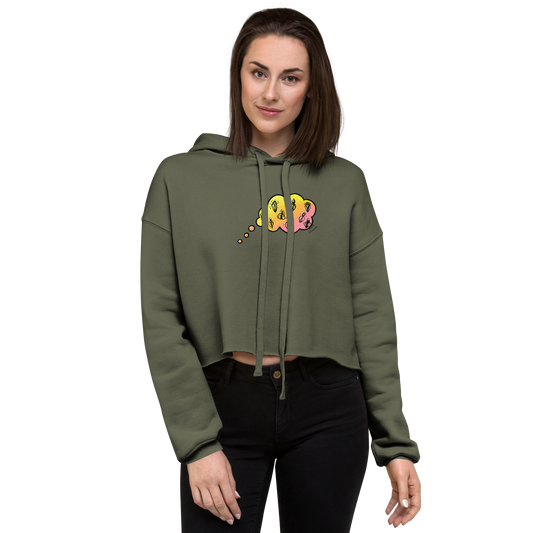 Daydreaming of Vulvas- Crop Hoodie